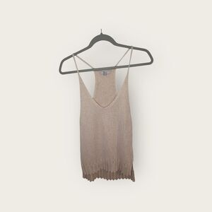 Rails Women’s Light Pink Knit Tank Size Medium